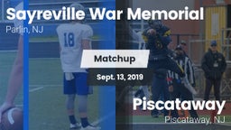 Matchup: Sayreville vs. Piscataway  2019