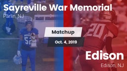 Matchup: Sayreville vs. Edison  2019