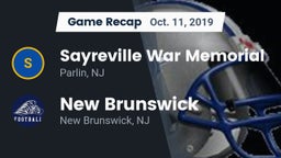 Recap: Sayreville War Memorial  vs. New Brunswick  2019