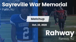 Matchup: Sayreville vs. Rahway  2020