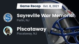 Recap: Sayreville War Memorial  vs. Piscataway  2021