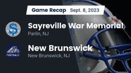 Recap: Sayreville War Memorial  vs. New Brunswick  2023