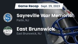 Recap: Sayreville War Memorial  vs. East Brunswick  2023