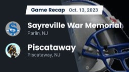 Recap: Sayreville War Memorial  vs. Piscataway  2023