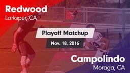 Matchup: Redwood  vs. Campolindo  2016