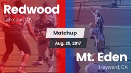 Matchup: Redwood  vs. Mt. Eden  2017