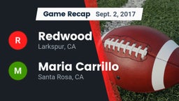 Recap: Redwood  vs. Maria Carrillo  2017