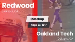 Matchup: Redwood  vs. Oakland Tech  2017