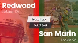 Matchup: Redwood  vs. San Marin  2017
