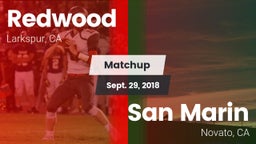 Matchup: Redwood  vs. San Marin  2018
