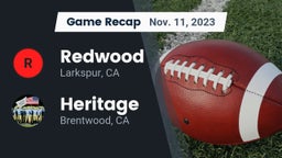 Recap: Redwood  vs. Heritage  2023