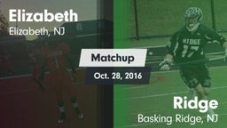 Matchup: Elizabeth High vs. Ridge  2016