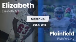 Matchup: Elizabeth High vs. Plainfield  2018
