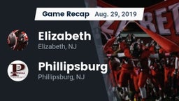 Recap: Elizabeth  vs. Phillipsburg  2019