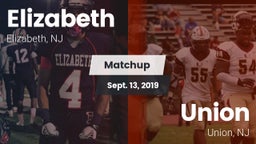 Matchup: Elizabeth High vs. Union  2019