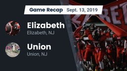 Recap: Elizabeth  vs. Union  2019