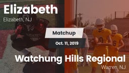 Matchup: Elizabeth High vs. Watchung Hills Regional  2019