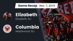 Recap: Elizabeth  vs. Columbia  2019