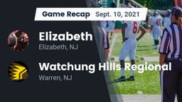Recap: Elizabeth  vs. Watchung Hills Regional  2021