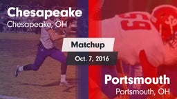 Matchup: Chesapeake High vs. Portsmouth  2016