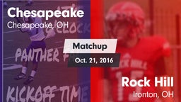 Matchup: Chesapeake High vs. Rock Hill  2016