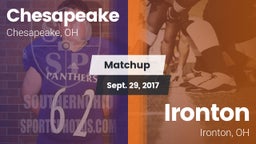 Matchup: Chesapeake High vs. Ironton  2017
