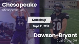 Matchup: Chesapeake High vs. Dawson-Bryant  2018