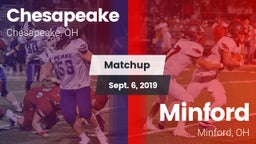 Matchup: Chesapeake High vs. Minford  2019