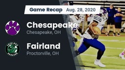 Recap: Chesapeake  vs. Fairland  2020