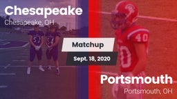 Matchup: Chesapeake High vs. Portsmouth  2020