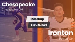 Matchup: Chesapeake High vs. Ironton  2020