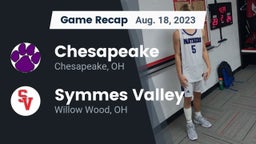 Recap: Chesapeake  vs. Symmes Valley  2023