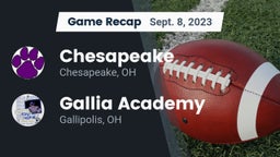 Recap: Chesapeake  vs. Gallia Academy 2023