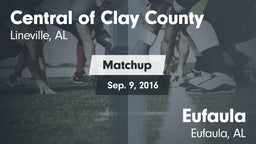 Matchup: Central  vs. Eufaula  2016