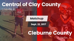 Matchup: Central  vs. Cleburne County  2017