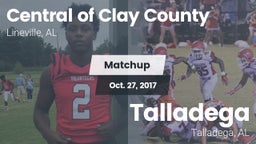 Matchup: Central  vs. Talladega  2017