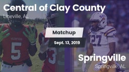 Matchup: Central  vs. Springville  2019