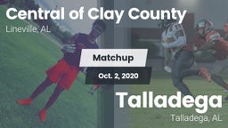 Matchup: Central  vs. Talladega  2020