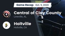 Recap: Central  of Clay County vs. Holtville  2020