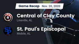 Recap: Central  of Clay County vs. St. Paul's Episcopal  2020