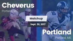 Matchup: Cheverus  vs. Portland  2017