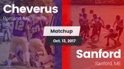 Matchup: Cheverus  vs. Sanford  2017