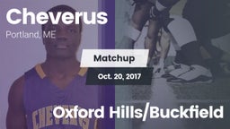 Matchup: Cheverus  vs. Oxford Hills/Buckfield 2017