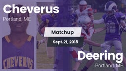 Matchup: Cheverus  vs. Deering  2018