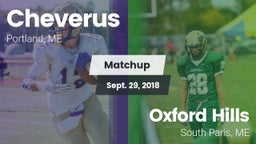 Matchup: Cheverus  vs. Oxford Hills  2018