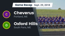 Recap: Cheverus  vs. Oxford Hills  2018