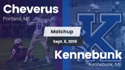 Matchup: Cheverus  vs. Kennebunk  2019