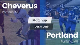 Matchup: Cheverus  vs. Portland  2019