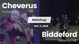 Matchup: Cheverus  vs. Biddeford  2019