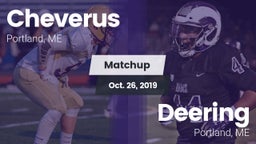 Matchup: Cheverus  vs. Deering  2019